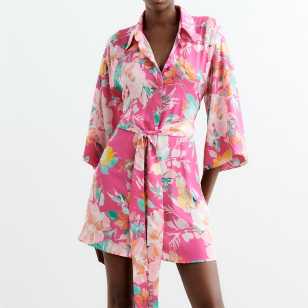 Zara robe dress